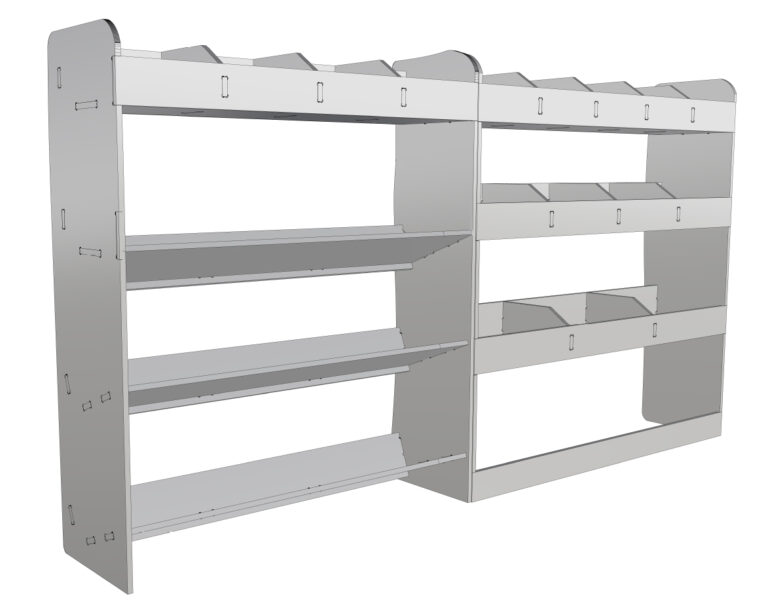Rayonnages Vanify Pour Citroën Jumpy M (L2) 2016 - Organisation Pro Maxi