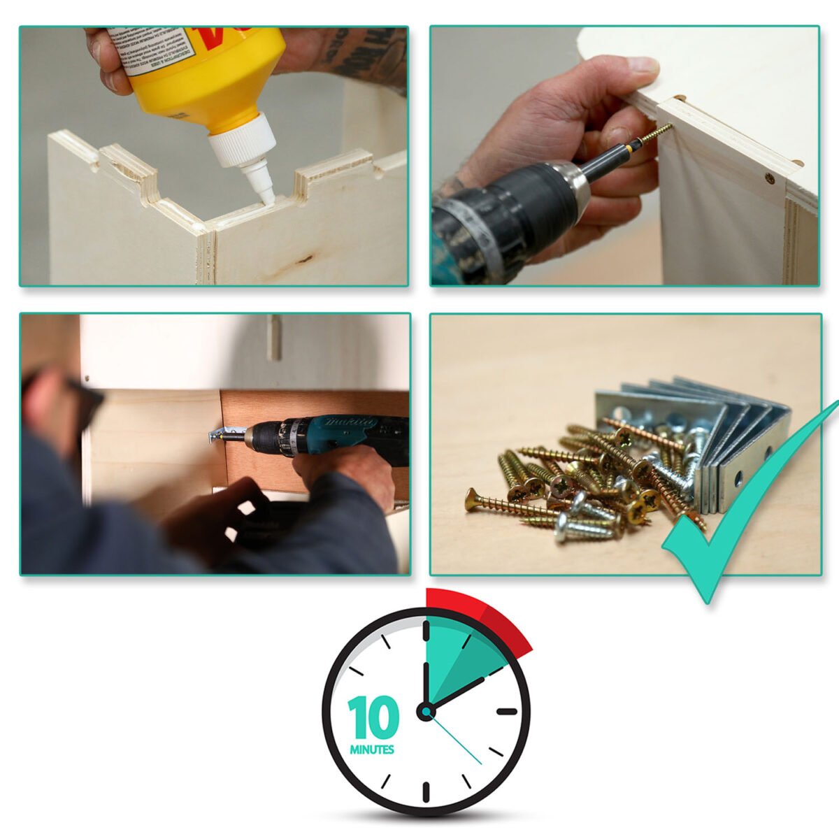 10-min-build_wt.jpg Étagère utilitaire pour Peugeot Expert L2, 2016+ Étagère rangement arrière côté conducteur du fourgon – Image 10