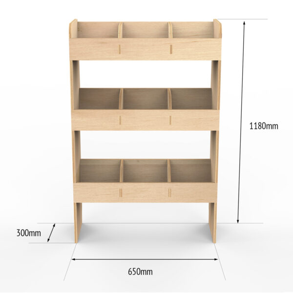 Étagère utilitaire pour Volkswagen Caddy L2 (Maxi) 2004-20 Étagère rangement avant côté conducteur du fourgon – Image 3