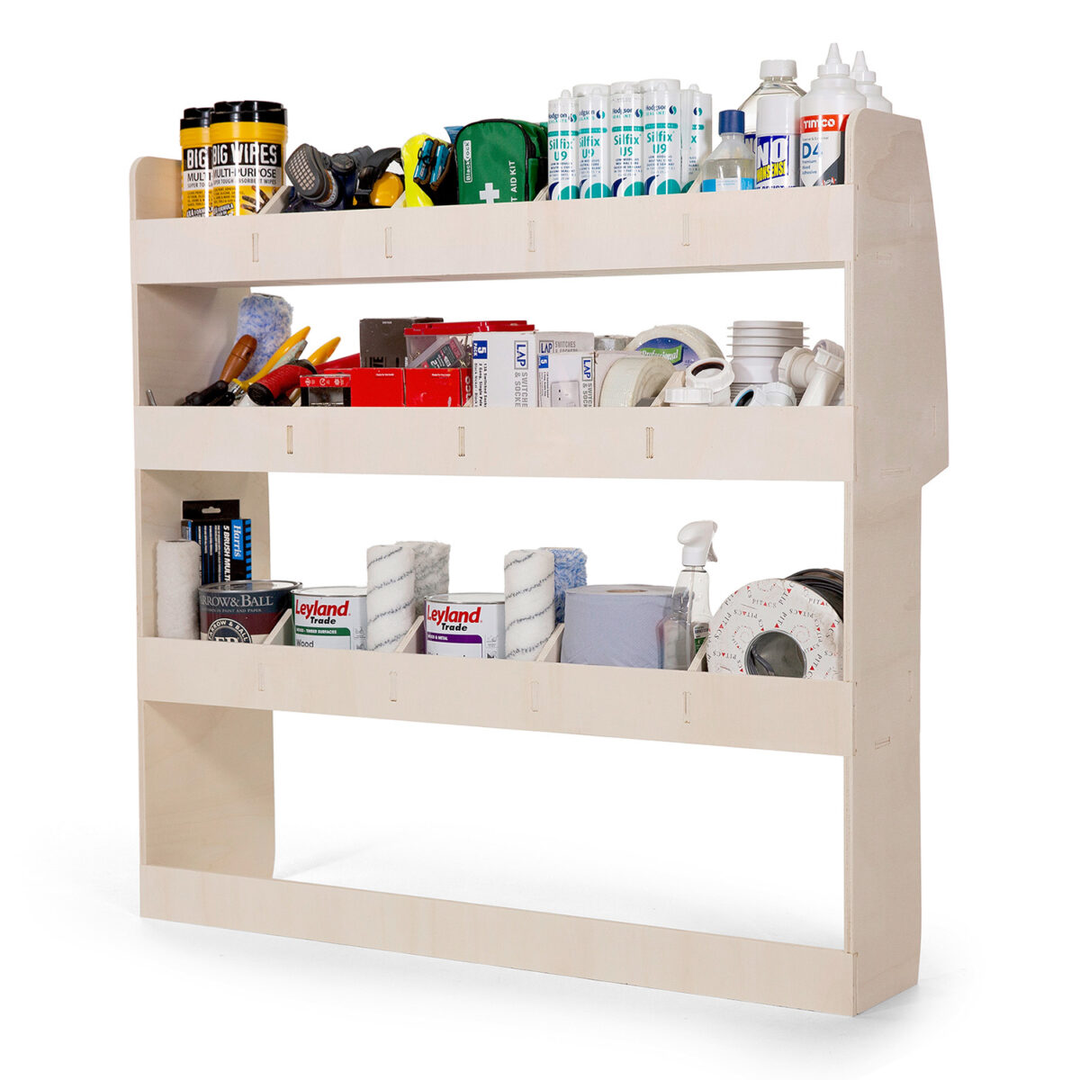 Étagère utilitaire pour Ford Connect L1, 2014-22 Étagères rangements arrière doubles – Image 4