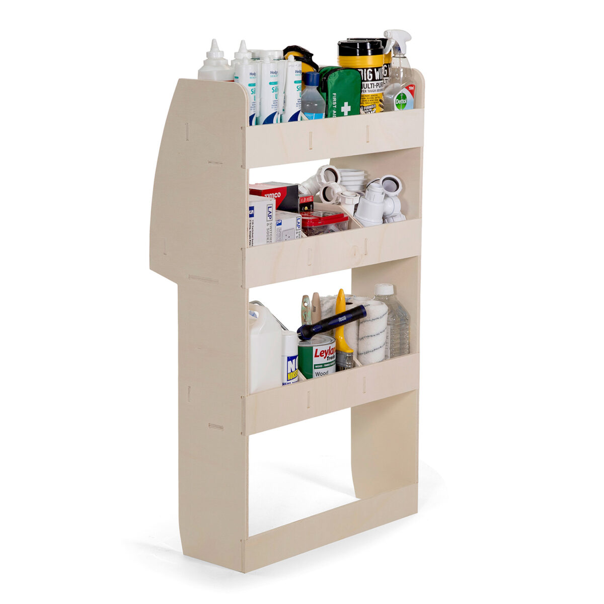 Étagère utilitaire pour Ford Connect L1, 2014-22 Étagères rangements arrière doubles – Image 9