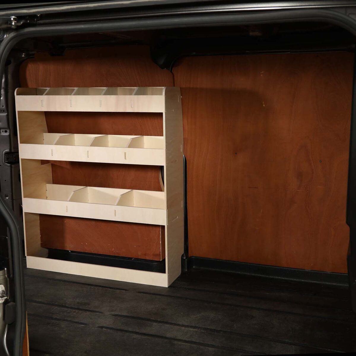 Étagère utilitaire pour Ford Transit Custom L1, 2012-23 Étagères rangements arrière doubles – Image 3