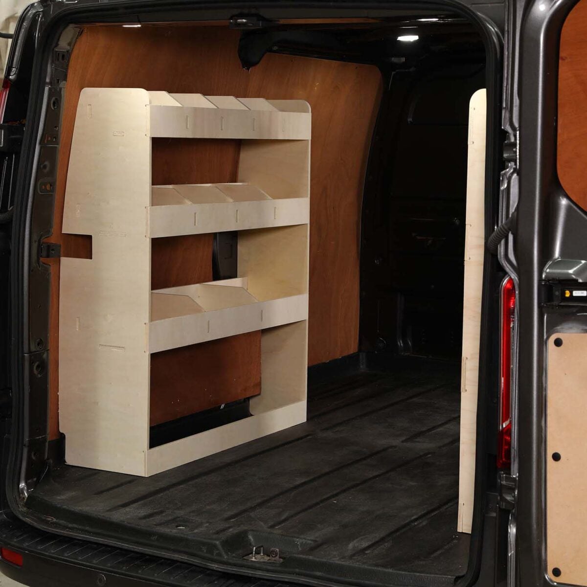 Étagère utilitaire pour Ford Transit Custom L1, 2012-23 Étagères rangements arrière doubles – Image 2