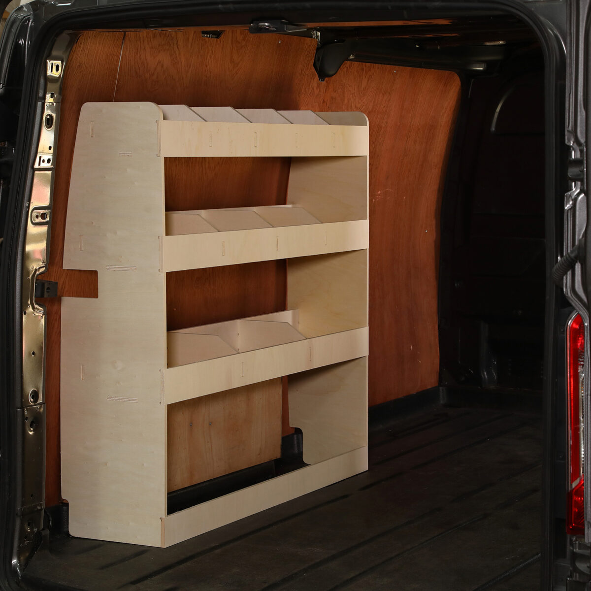 Étagère utilitaire pour Ford Transit Custom L2, 2012-23 Étagères rangements arrière doubles – Image 3