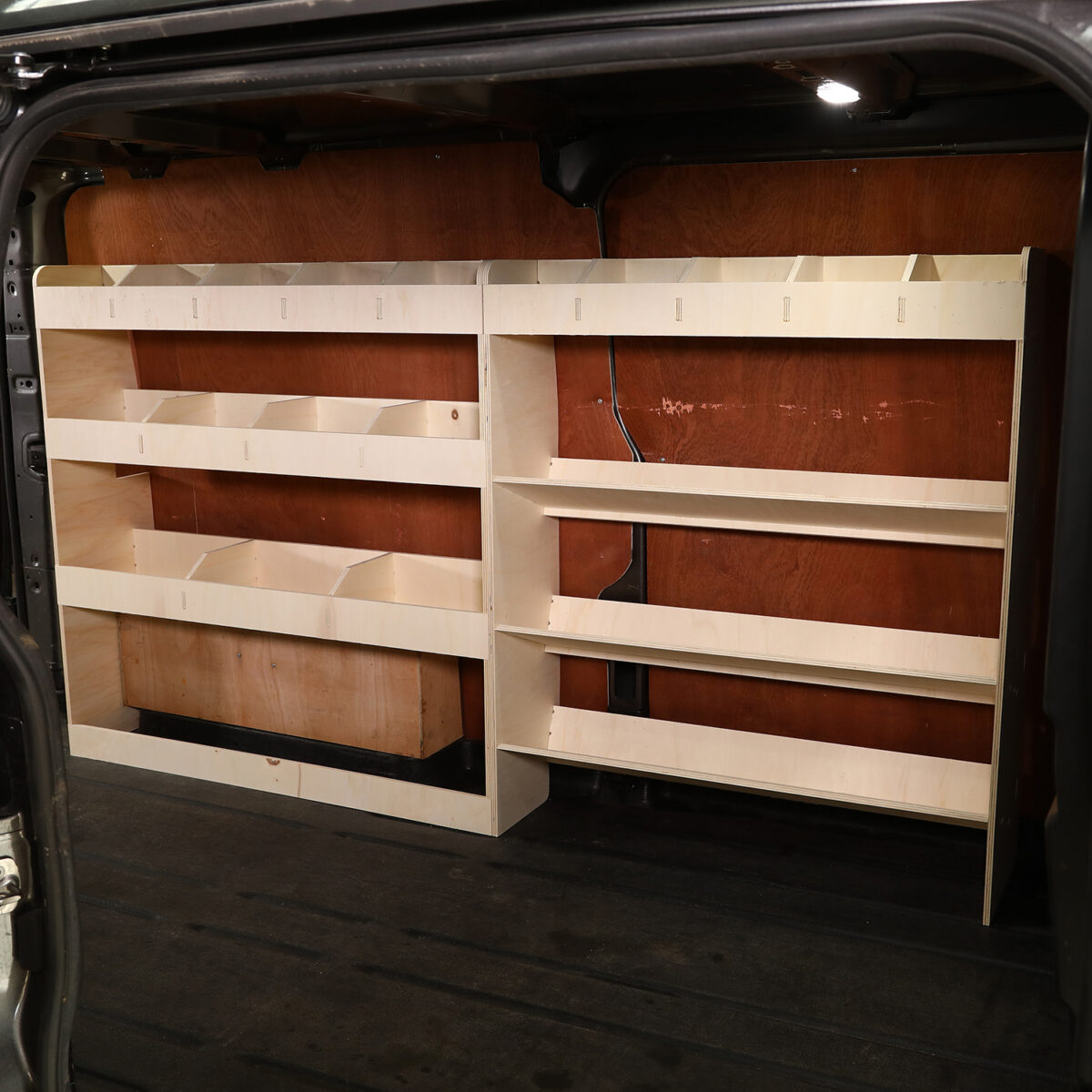 Étagère utilitaire pour Ford Transit Custom L2, 2012-23 Étagère rangement pour boîte à outils et arrière – Image 2