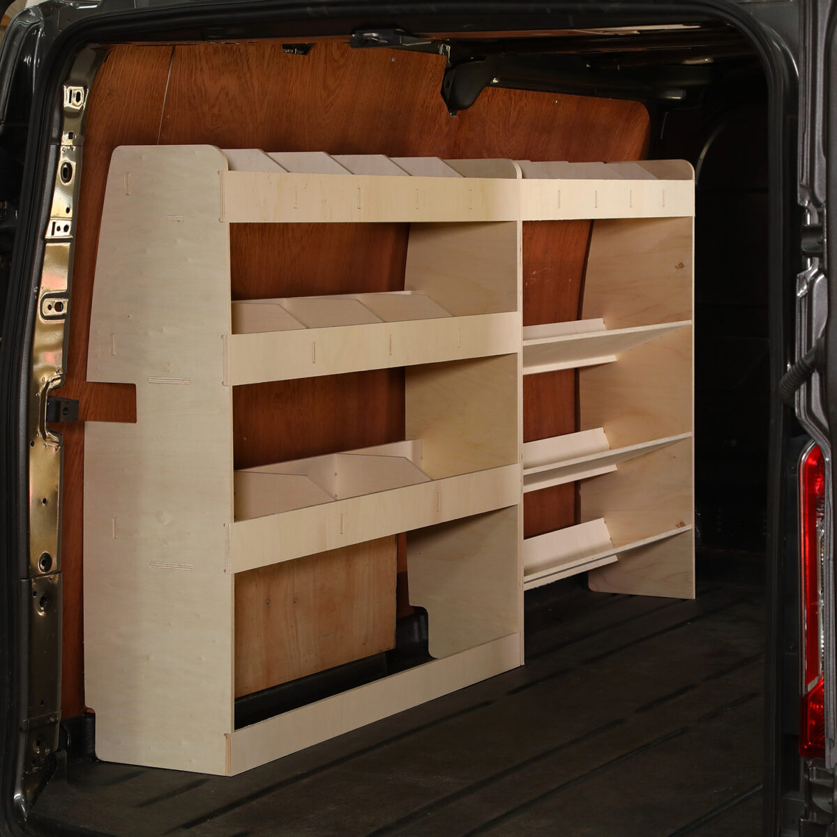 Étagère utilitaire pour Ford Transit Custom L2, 2012-23 Étagère rangement pour boîte à outils et arrière – Image 1