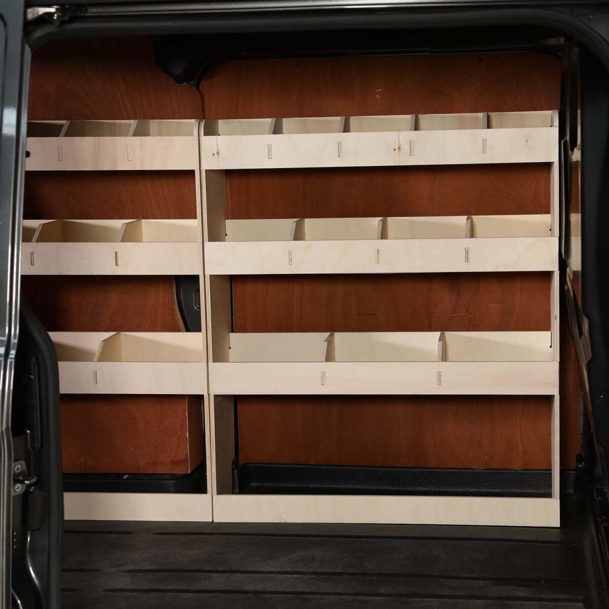 Étagère utilitaire pour Volkswagen Transporter T7 L1, 2025+ Étagères rangements intégrales côté conducteur du fourgon – Image 3