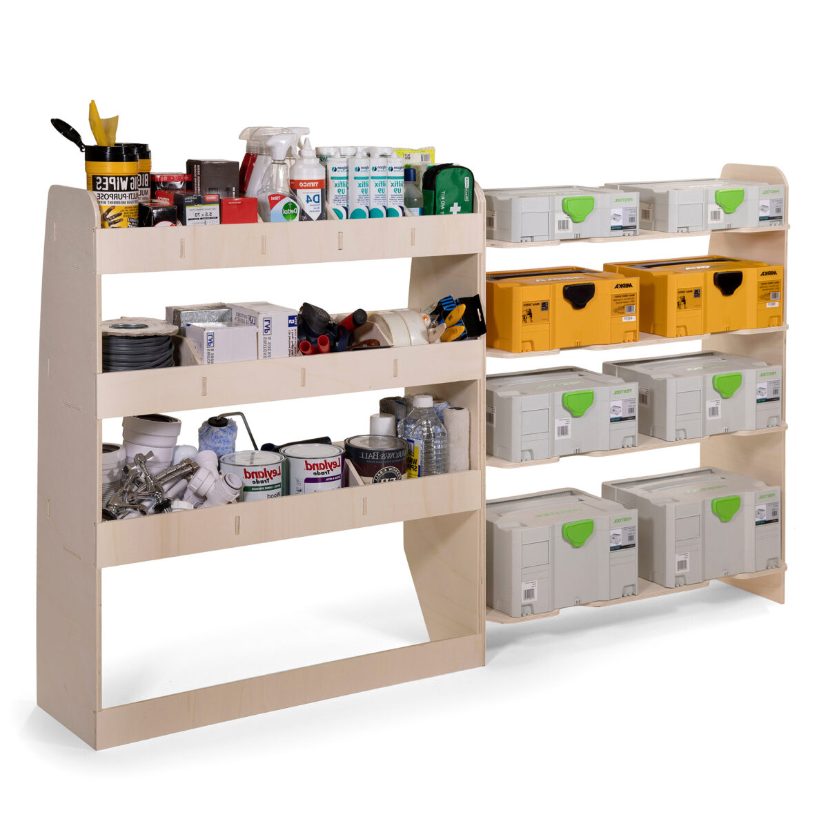 Étagère utilitaire pour Ford Transit Custom L1, 2012-23 Festool et Étagère rangement  Arrière – Image 6