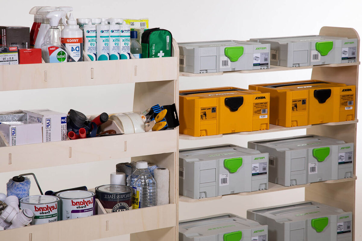 Étagère utilitaire pour Ford Transit Custom L1, 2012-23 Festool et Étagère rangement  Arrière – Image 5