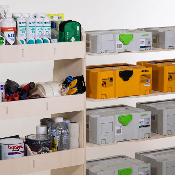 Étagère utilitaire pour Ford Transit Custom L1, 2012-23 Festool et Étagère rangement  Arrière – Image 5