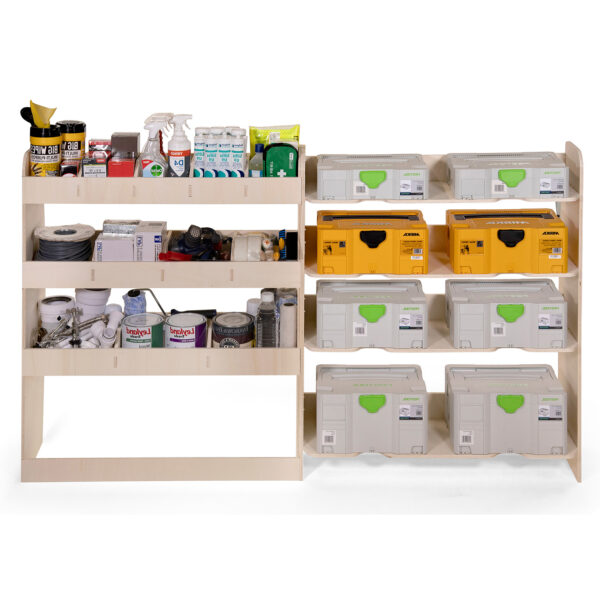 Étagère utilitaire pour Volkswagen Transporter T6 L1, 2015-24 Festool et Étagère rangement  Arrière – Image 5