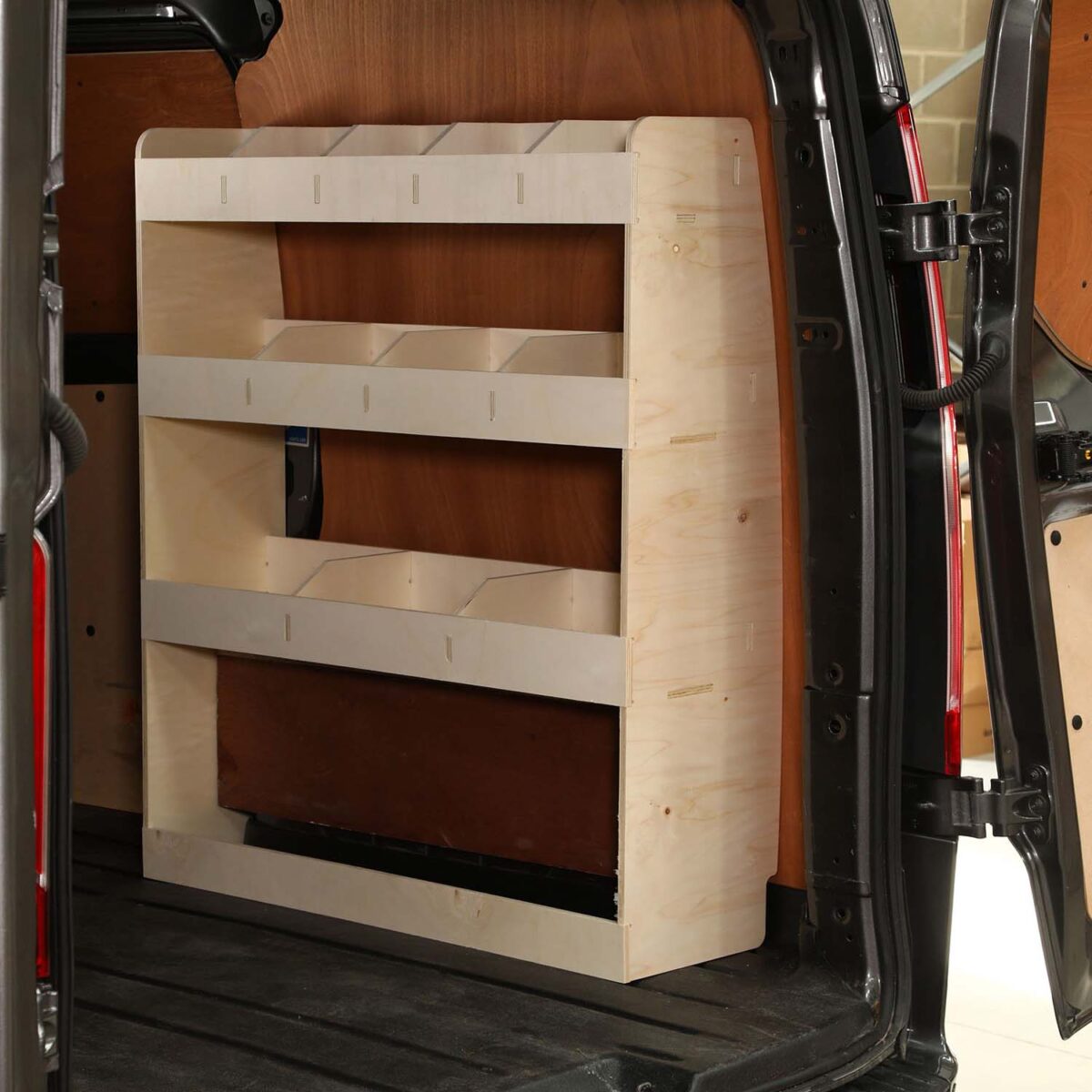 Étagère utilitaire pour Citroen Jumpy L2 (M) 2016+ Étagère rangement arrière côté passager du fourgon – Image 1