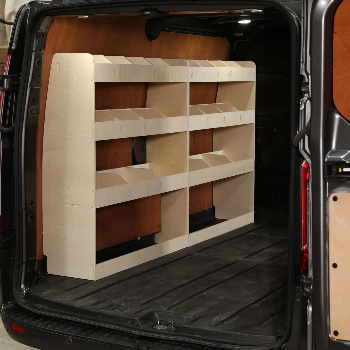 Étagère utilitaire pour Citroen Jumpy L2 (M) 2016+ Étagères rangements intégrales côté conducteur du fourgon – Image 1