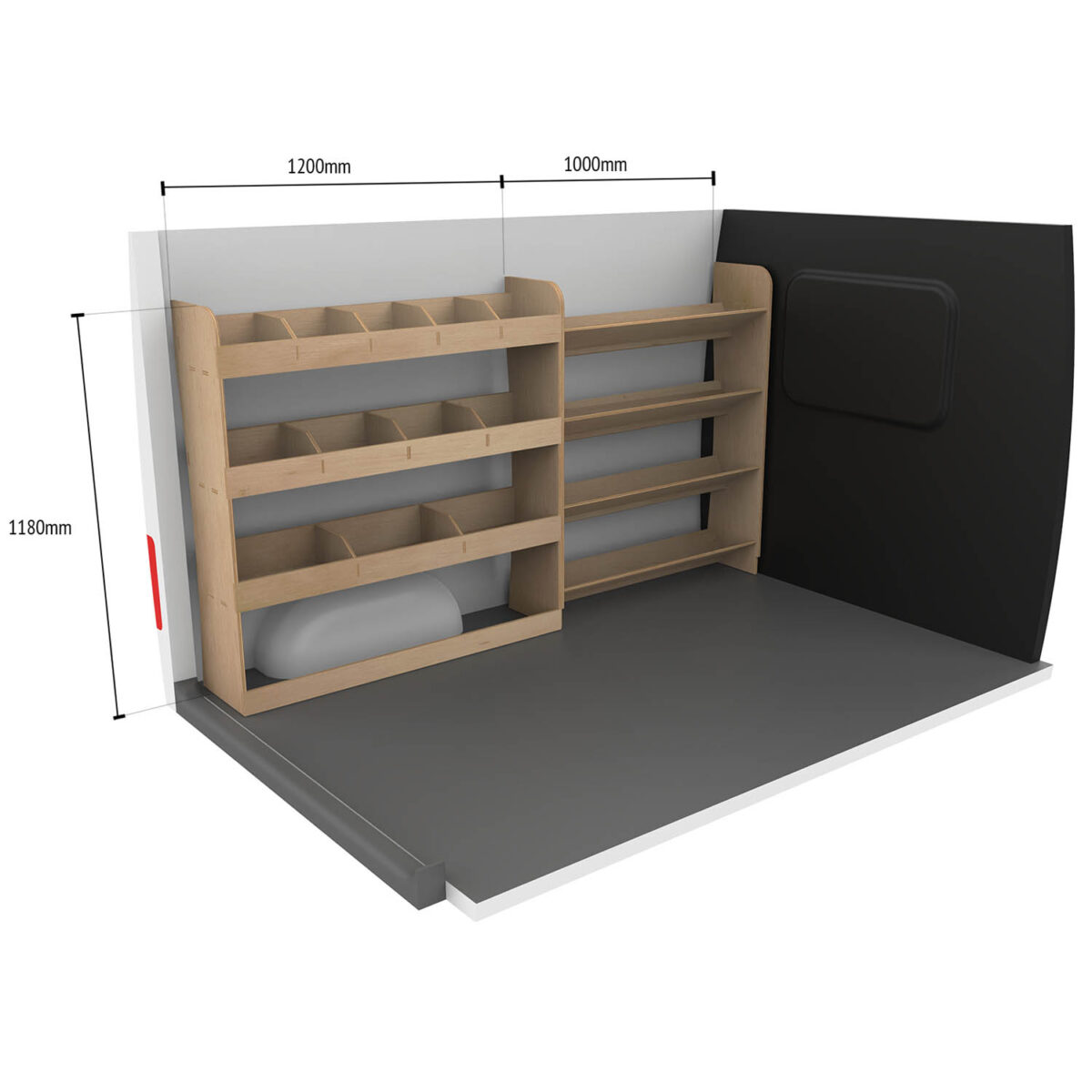Étagère utilitaire pour Fiat Talento L2, 2016-21 Étagère rangement pour boîte à outils et arrière – Image 8