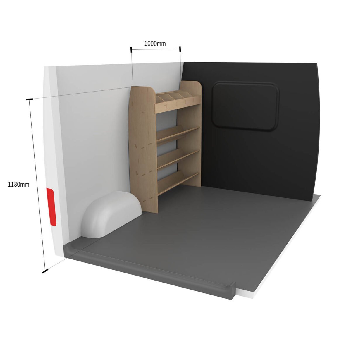 Étagère utilitaire pour Opel Vivaro L1 et L2, 2019+ Étagère rangement pour boîte à outils – Image 8