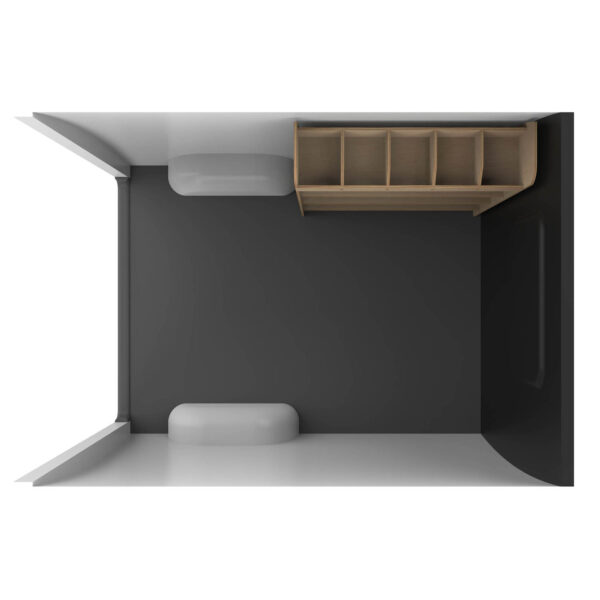 Étagère utilitaire pour Opel Vivaro L1, 2014-19 Étagère rangement avant côté conducteur du fourgon – Image 9