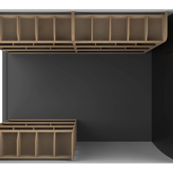 Étagère utilitaire pour Ford Transit Custom L2, 2012-23 Unités de rayonnage triple – Image 9