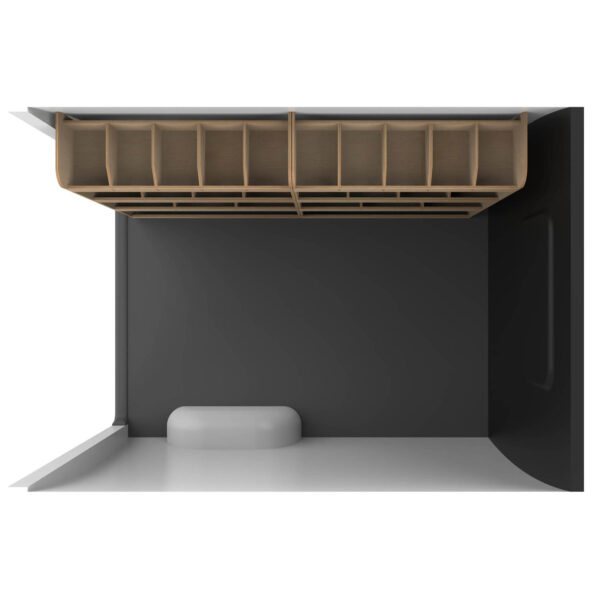 Étagère utilitaire pour Peugeot Expert L2, 2016+ Étagères rangements intégrales côté conducteur du fourgon – Image 7