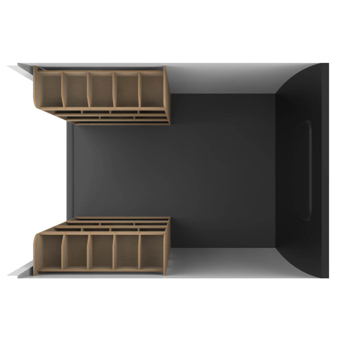 Étagère utilitaire pour Opel Vivaro L1, 2001-14 Étagères rangements arrière doubles – Image 9