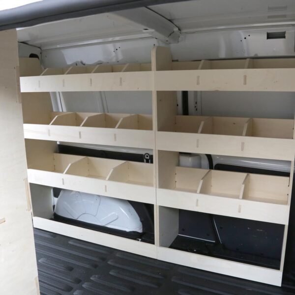 Étagère utilitaire pour Renault Kangoo L2 (Maxi) 2008-21 Unités de rayonnage triple – Image 2