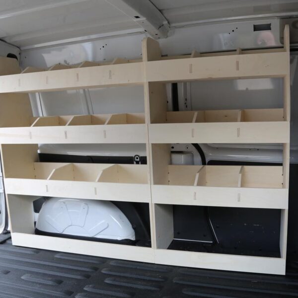 Étagère utilitaire pour Mercedes Citan L3 (Extra Long) 2013-21 Étagères rangements intégrales côté conducteur du fourgon – Image 2