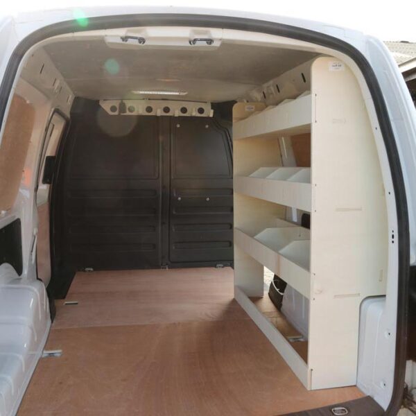 Étagère utilitaire pour Volkswagen Caddy L2 (Maxi) 2004-20 Étagère rangement arrière côté passager du fourgon – Image 2