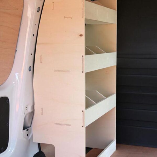 Étagère utilitaire pour Volkswagen Caddy L2 (Maxi) 2004-20 Étagère rangement avant côté conducteur du fourgon – Image 2