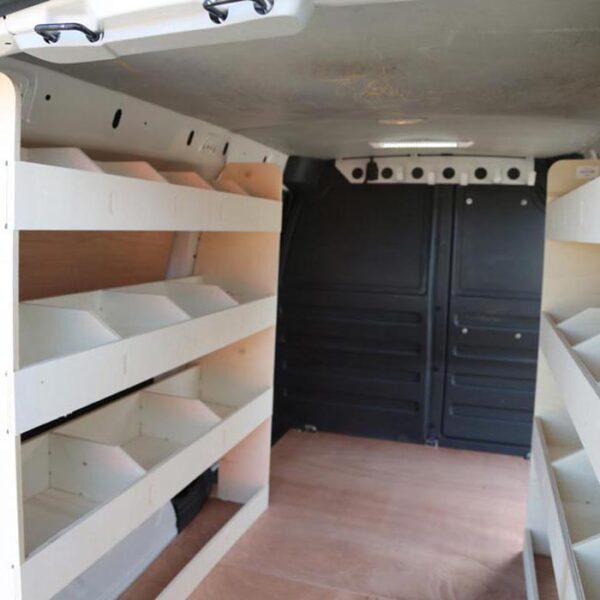 Étagère utilitaire pour Volkswagen Caddy L2 (Maxi) 2004-20 Étagères rangements arrière doubles – Image 2