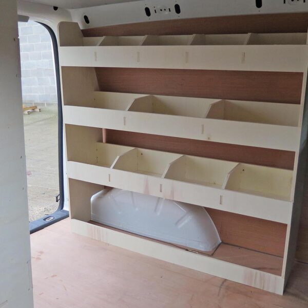 Étagère utilitaire pour Volkswagen Caddy L1, 2004-20 Étagères rangements arrière doubles – Image 4