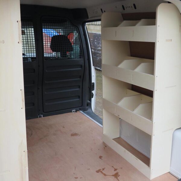 Étagère utilitaire pour Volkswagen Caddy L1, 2004-20 Étagères rangements arrière doubles – Image 2