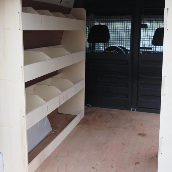 Étagère utilitaire pour Volkswagen Caddy L1, 2004-20 Étagères rangements arrière doubles – Image 3