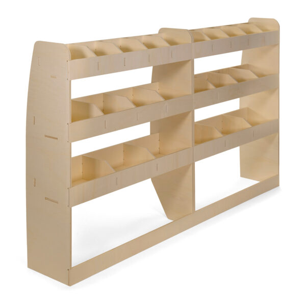 Étagère utilitaire pour Volkswagen Transporter T6 L1, 2015-24 Étagères rangements intégrales côté conducteur du fourgon – Image 4