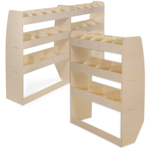 Étagère utilitaire pour Volkswagen Transporter T5 L1, 2003-15 Unités de rayonnage triple – Image 5