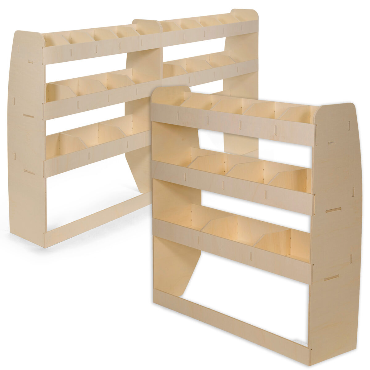 Étagère utilitaire pour Volkswagen Transporter T5 L2, 2003-15 Unités de rayonnage triple – Image 4