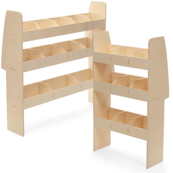 Étagère utilitaire pour Peugeot Partner L1 et L2, 2008-18 Étagères rangements arrière doubles – Image 4