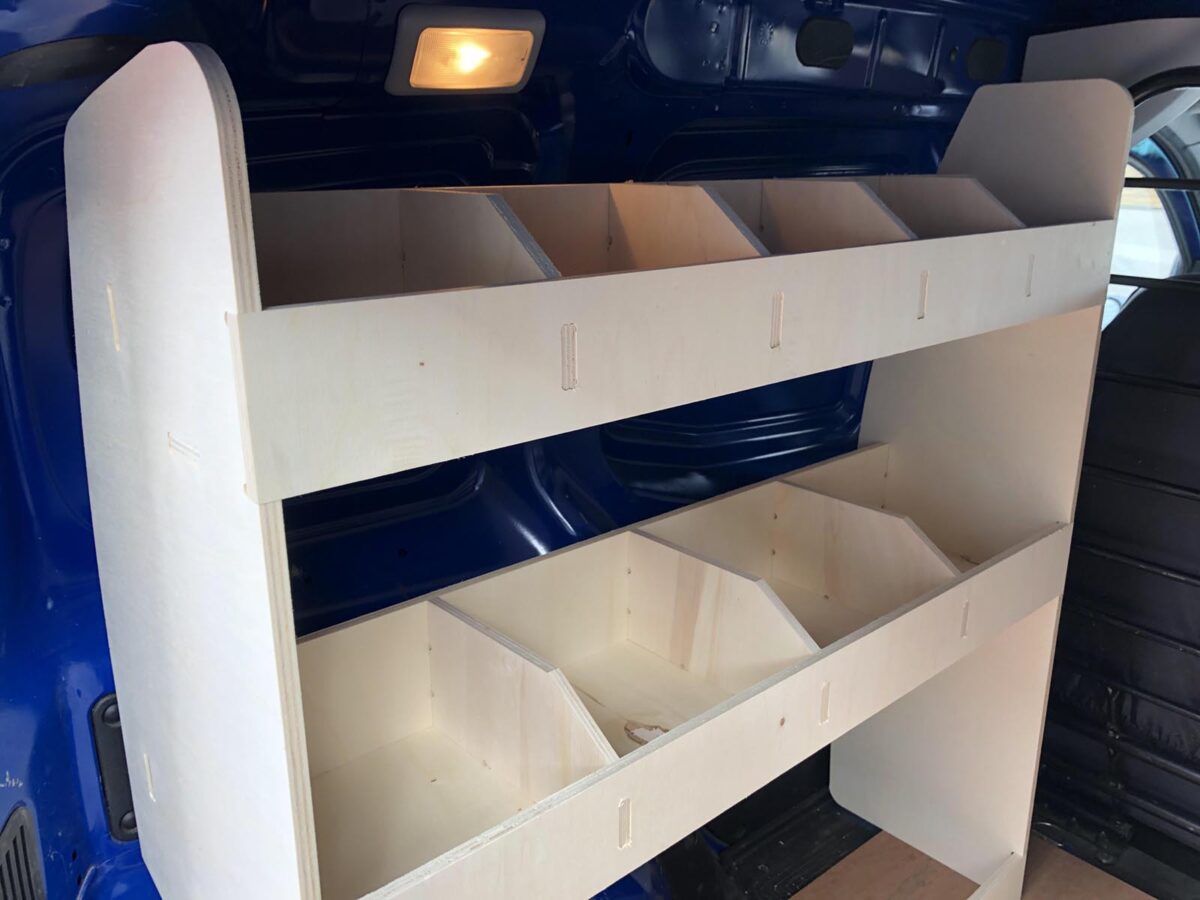 Étagère utilitaire pour Peugeot Bipper 2008-17 Étagère rangement côté conducteur du fourgon – Image 2