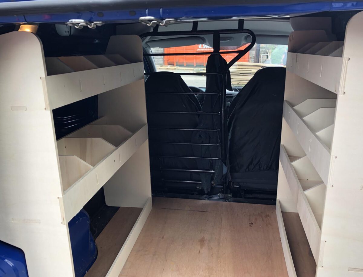 Étagère utilitaire pour Fiat Fiorino 2008-24 Étagères rangements arrière doubles – Image 2