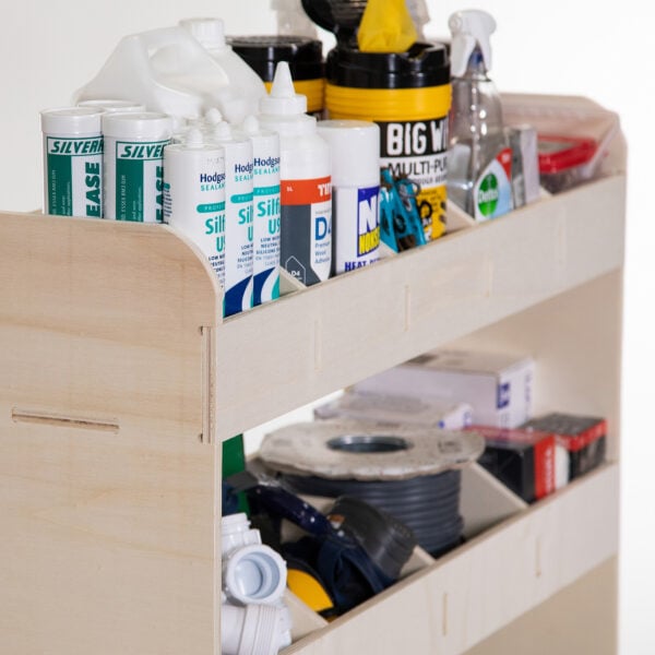 Étagère utilitaire pour Opel Vivaro L1, 2001-14 Étagères rangements arrière doubles – Image 6