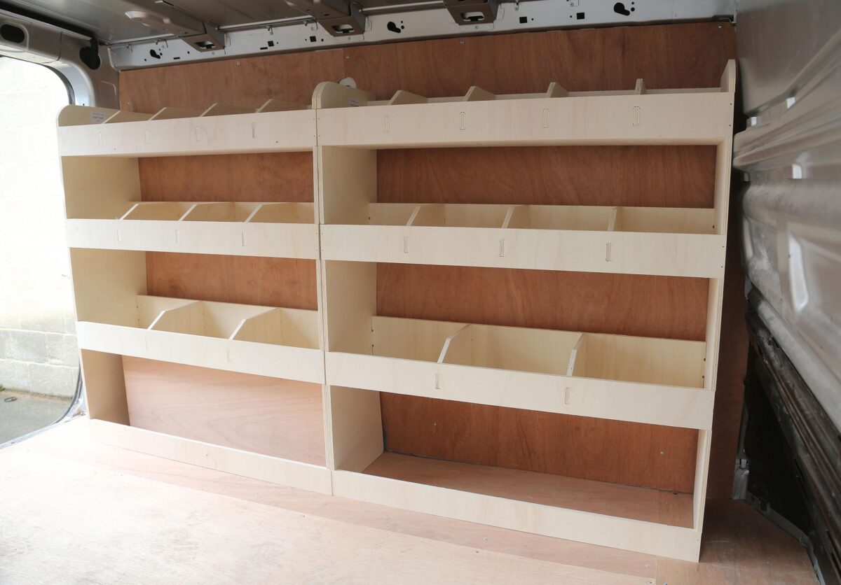 Étagère utilitaire pour Opel Vivaro L2, 2001-14 Étagères rangements intégrales côté conducteur du fourgon – Image 3