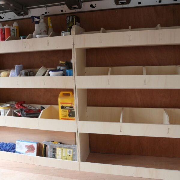 Étagère utilitaire pour Opel Vivaro L2, 2001-14 Étagères rangements intégrales côté conducteur du fourgon – Image 2