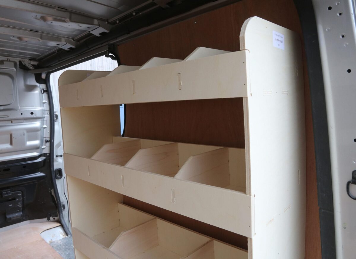 Étagère utilitaire pour Renault Trafic L1, 2001-14 Étagère rangement arrière côté passager du fourgon – Image 2