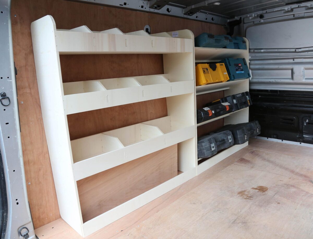 Étagère utilitaire pour Renault Trafic L1, 2001-14 Étagère rangement pour boîte à outils et arrière – Image 3