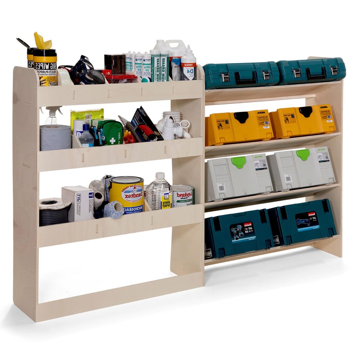 Étagère utilitaire pour Renault Trafic L1, 2001-14 Étagère rangement pour boîte à outils et arrière – Image 4