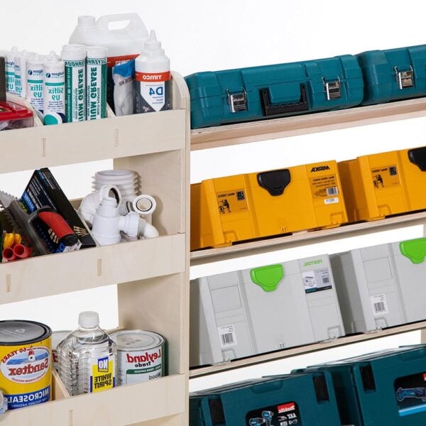 Étagère utilitaire pour Renault Trafic L1, 2001-14 Étagère rangement pour boîte à outils et arrière – Image 6