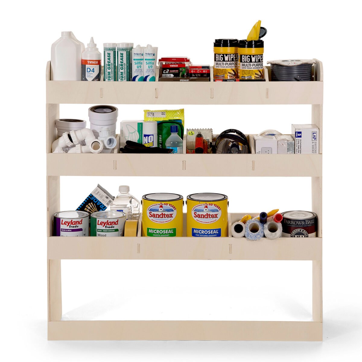 Étagère utilitaire pour Renault Trafic L2, 2001-14 Étagères rangements arrière doubles – Image 6