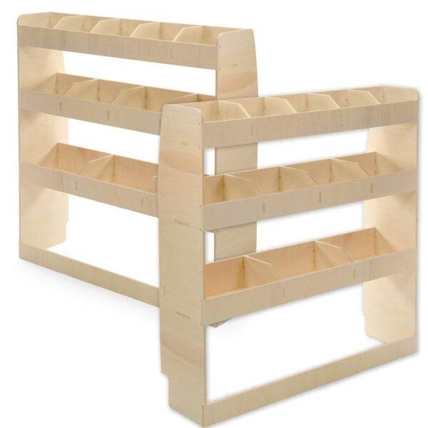 Étagère utilitaire pour Renault Trafic L2, 2001-14 Étagères rangements arrière doubles – Image 4