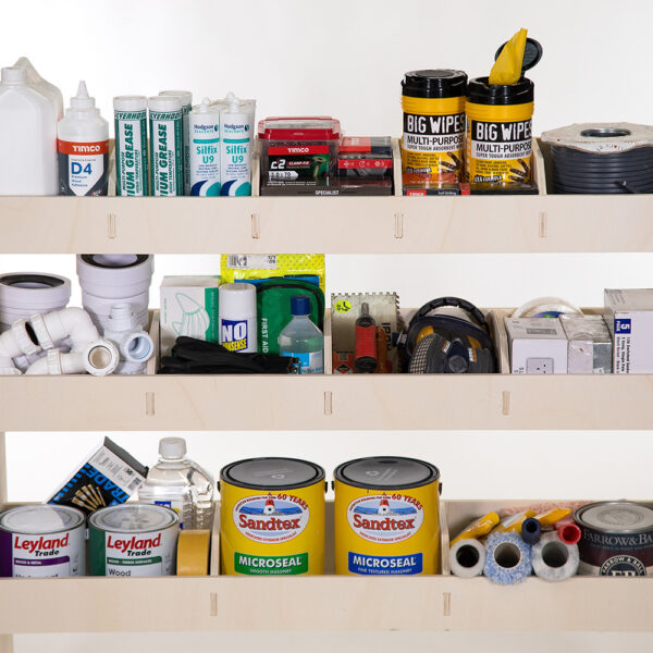 Étagère utilitaire pour Peugeot Expert L3, 2016+ Étagère rangement arrière côté conducteur du fourgon – Image 6