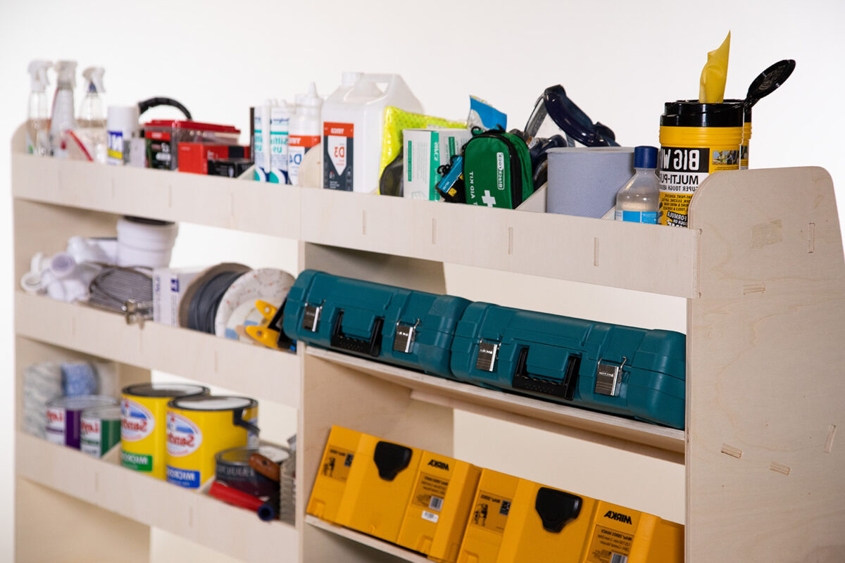 Étagère utilitaire pour Fiat Scudo Standard, 2022+ Étagère rangement pour boîte à outils et arrière – Image 7