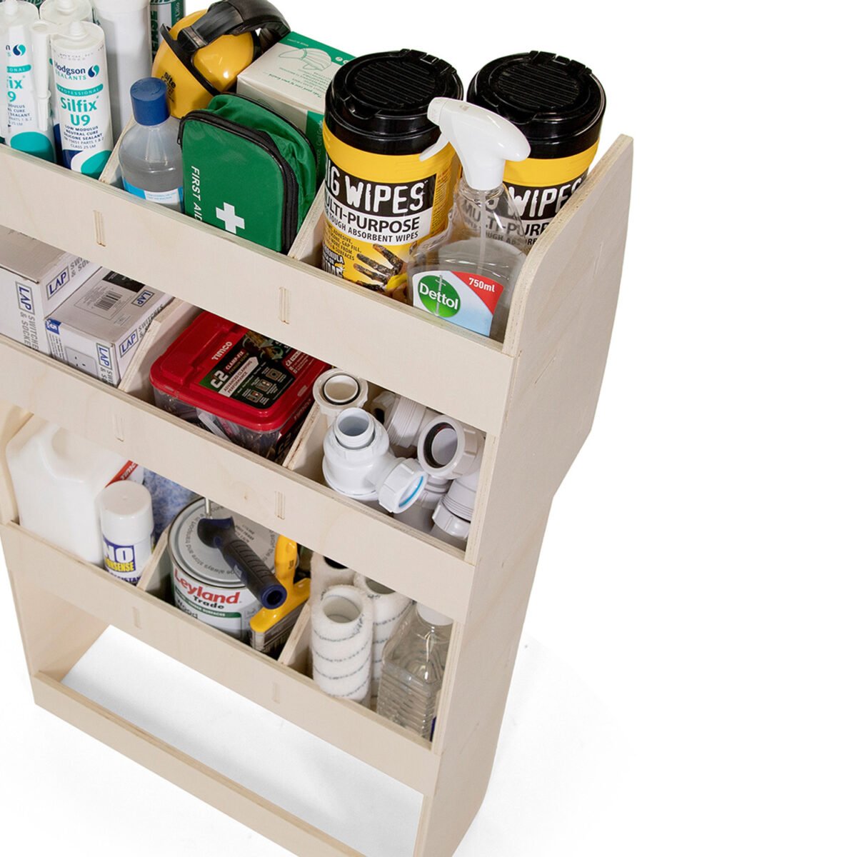 Étagère utilitaire pour Volkswagen Caddy L1, 2004-20 Étagère rangement pour côté passager – Image 4