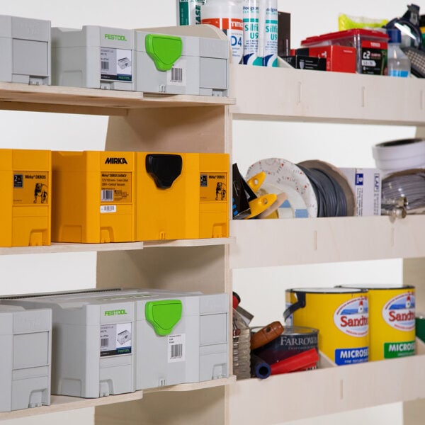 Étagère utilitaire pour Volkswagen Transporter T5 L2, 2003-15 Étagère rangement pour festool et arrière – Image 6